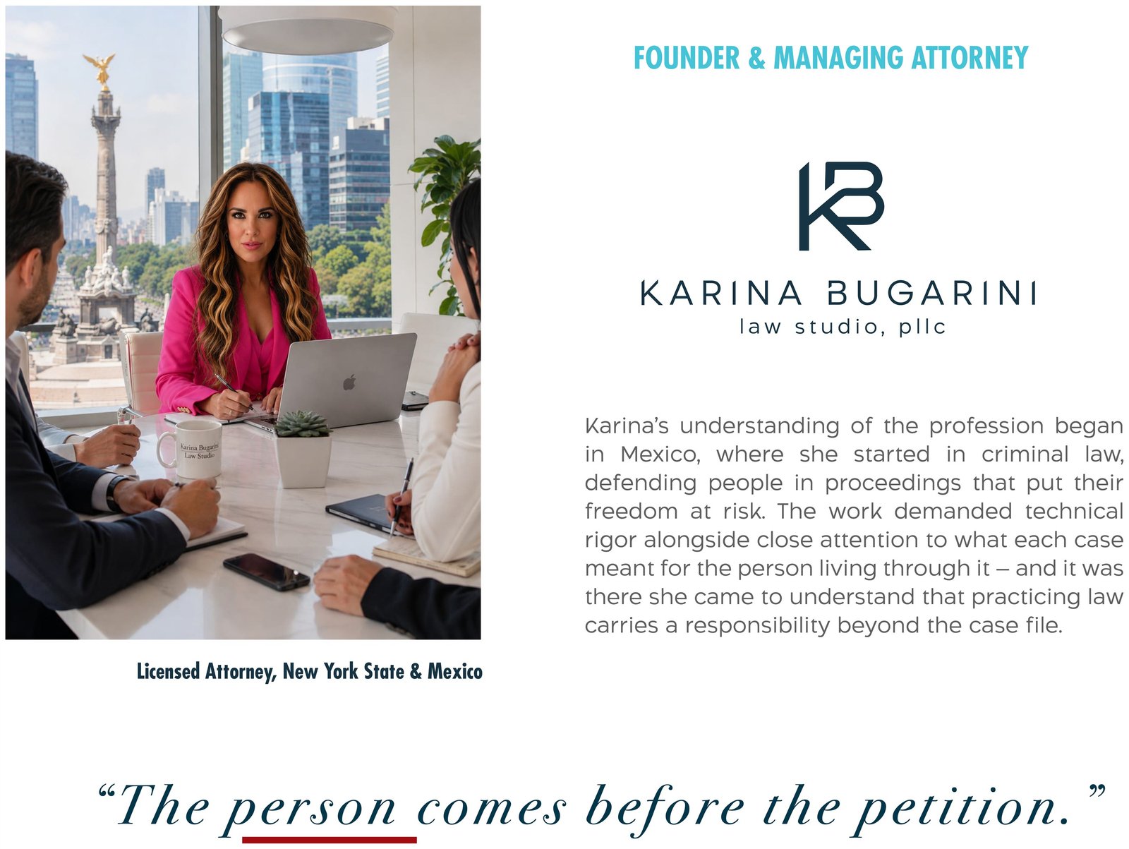 Karina Bugarini, Founder & Managing Attorney